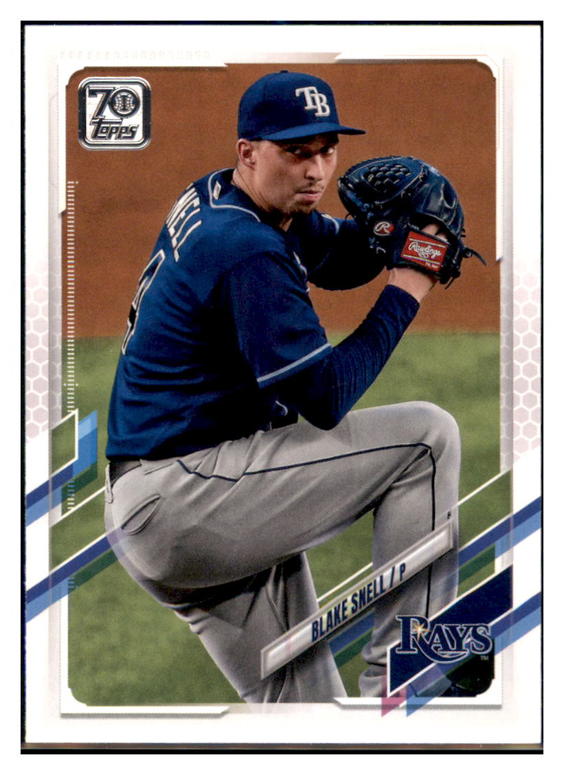 2021 Topps Blake Snell   Tampa Bay Rays Baseball Card GMMGB simple Xclusive Collectibles