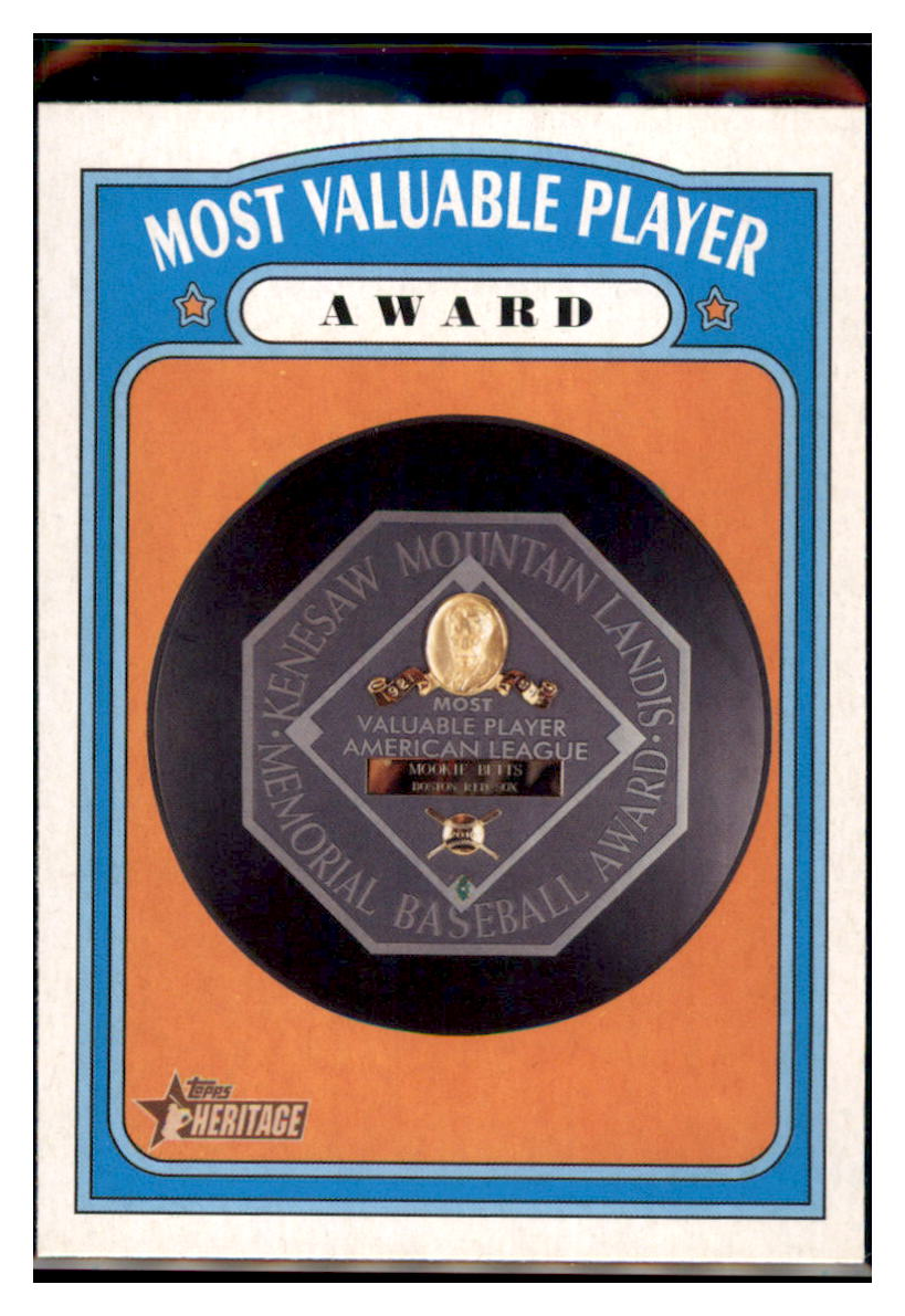 2021 Topps Heritage MVP
  Award    Baseball Card GMMGB simple Xclusive Collectibles