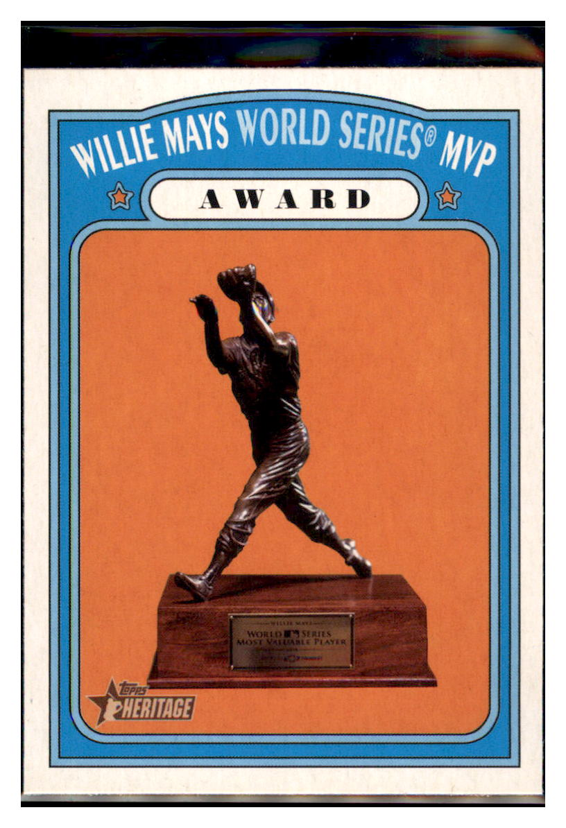2021 Topps Heritage Willie
  Mays World Series MVP Award    Baseball
  Card GMMGB simple Xclusive Collectibles