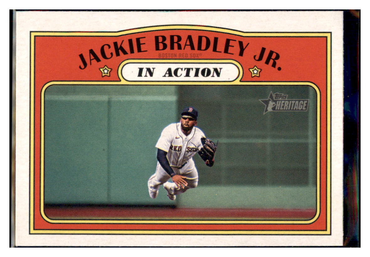 2021 Topps Heritage Jackie
  Bradley Jr.   IA Boston Red Sox
  Baseball Card GMMGB simple Xclusive Collectibles