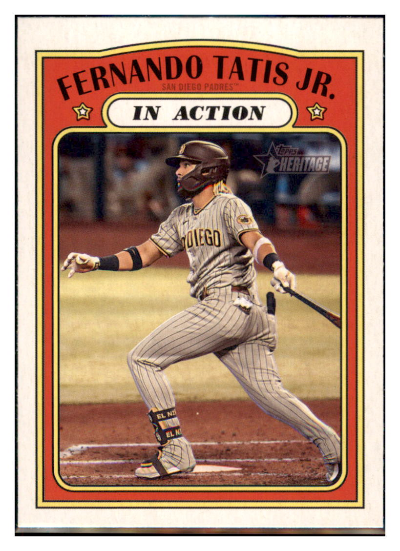 2021 Topps Heritage Fernando Tatis Jr. San Diego Padres #138 Baseball Card  GMMGB