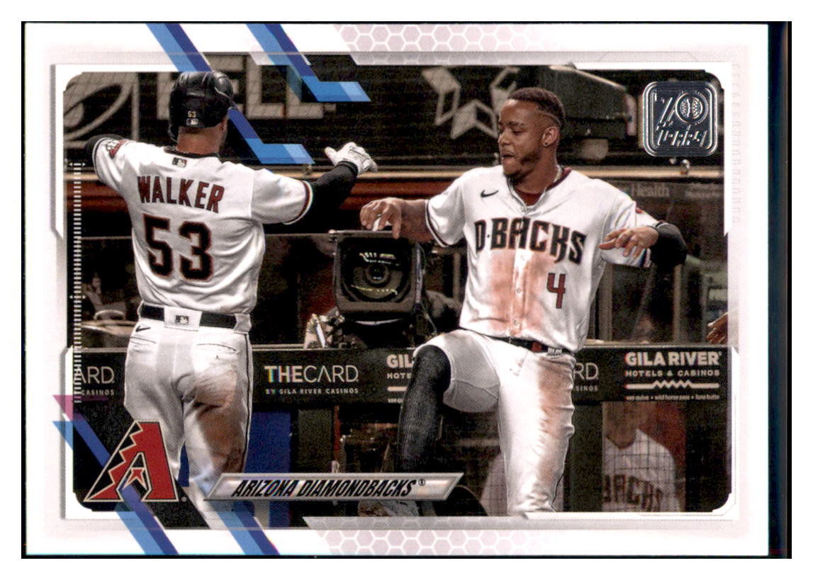 2021 Topps Arizona
  Diamondbacks TC   Arizona Diamondbacks
  Baseball Card GMMGB simple Xclusive Collectibles