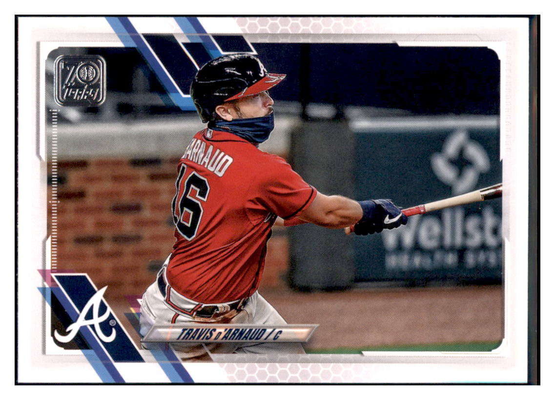 2021 Topps Travis
  d'Arnaud   Atlanta Braves Baseball Card
  GMMGB simple Xclusive Collectibles