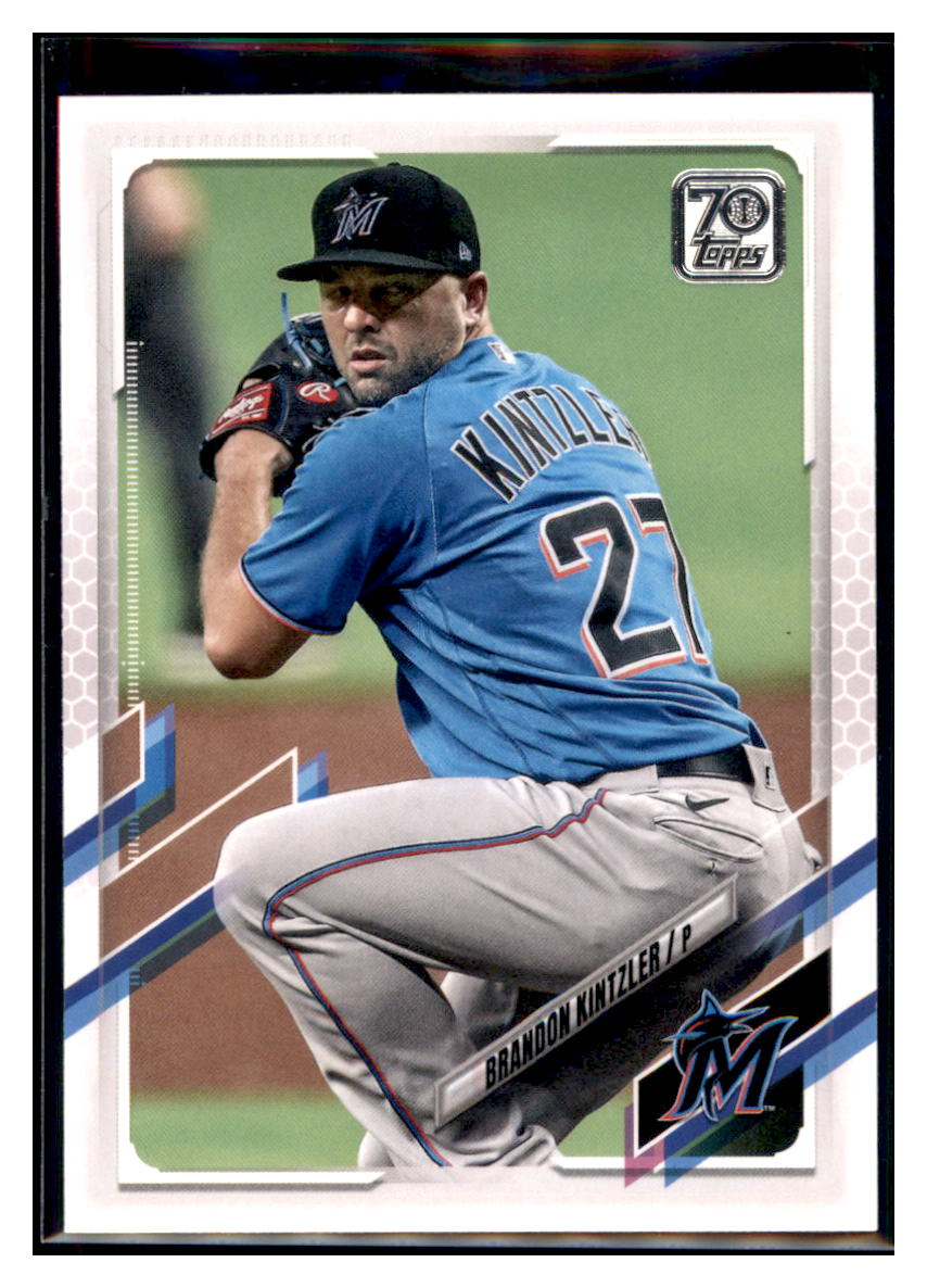 2021 Topps Brandon
  Kintzler   Miami Marlins Baseball Card
  GMMGB simple Xclusive Collectibles