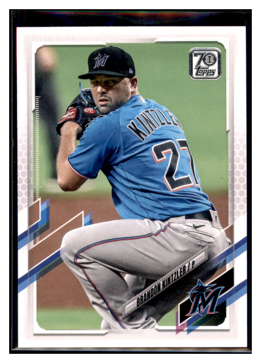 2021 Topps Brandon
  Kintzler   Miami Marlins Baseball Card
  GMMGB simple Xclusive Collectibles   