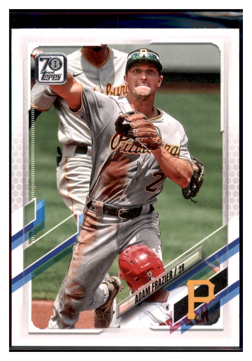 2021 Topps Adam Frazier Pittsburgh Pirates Baseball Card GMMGB simple Xclusive Collectibles