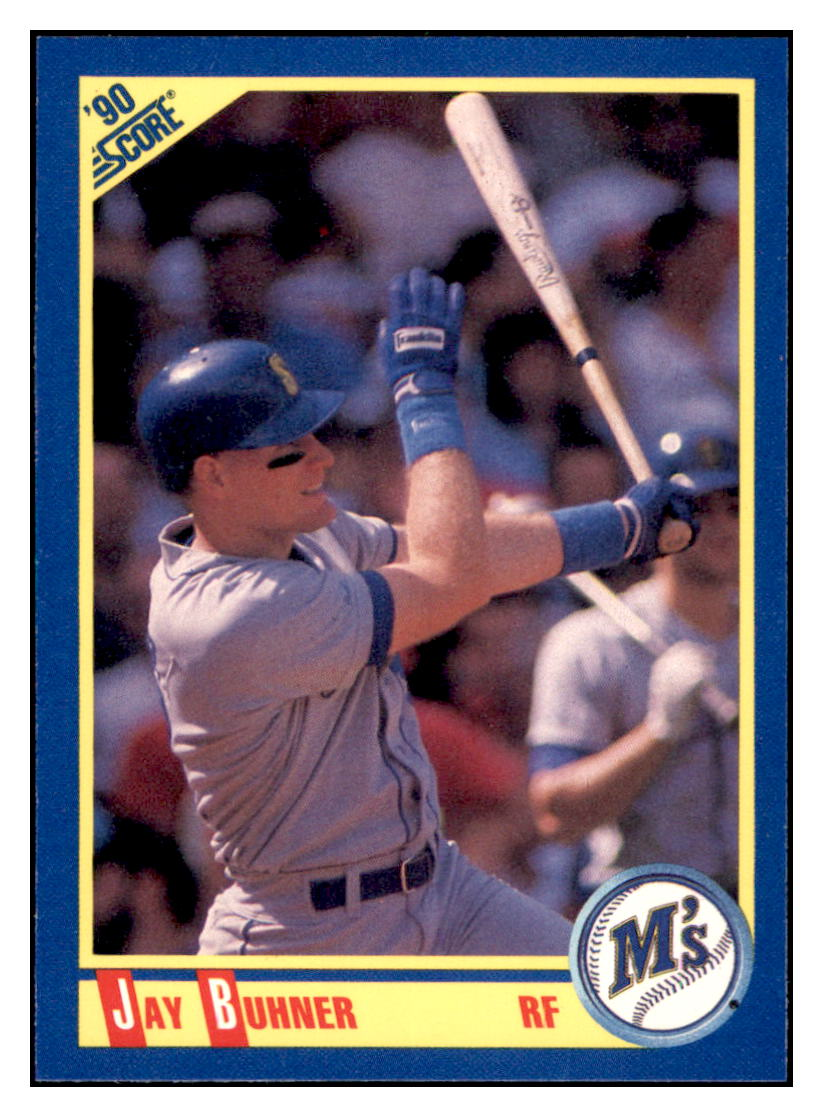 1990 Score Jay Buhner Seattle Mariners Baseball Card GMMGB simple Xclusive Collectibles