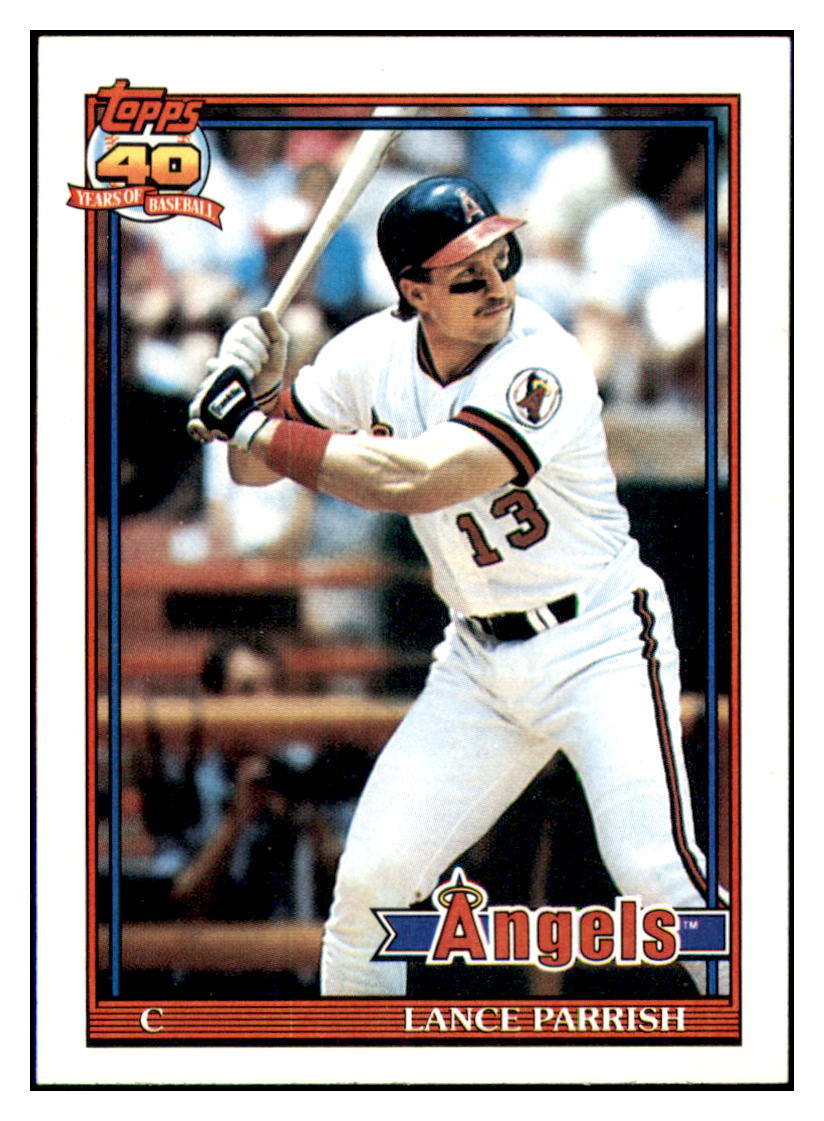 1991 Topps Lance Parrish
California Angels Baseball Card
GMMGC simple Xclusive Collectibles