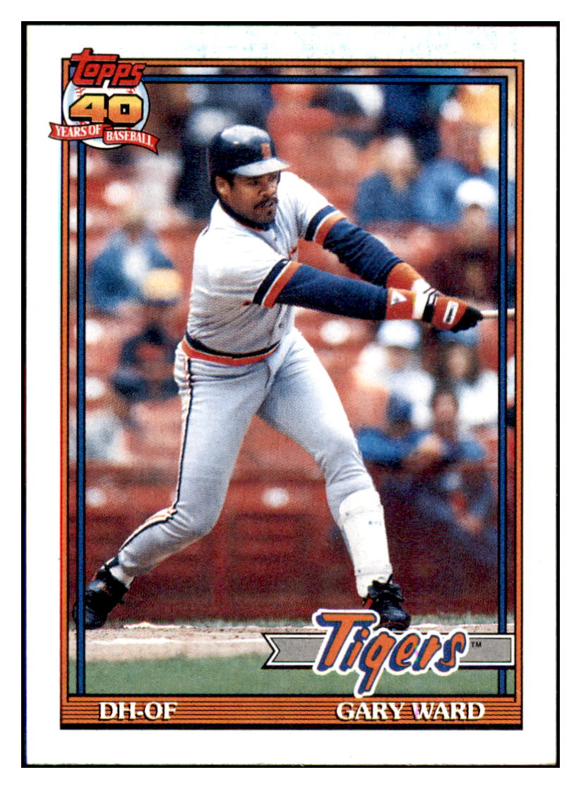 1991 Topps Gary Ward
Detroit Tigers Baseball Card
  GMMGC simple Xclusive Collectibles   