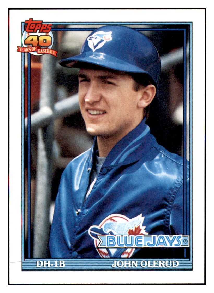 1991 Topps John Olerud Toronto Blue Jays #168 Baseball Card GMMGC