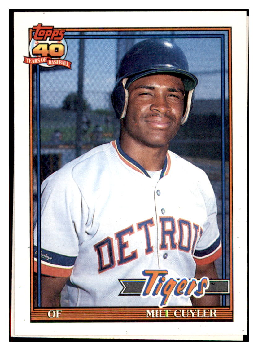1991 Topps Milt Cuyler
Detroit Tigers Baseball Card
  GMMGC simple Xclusive Collectibles   