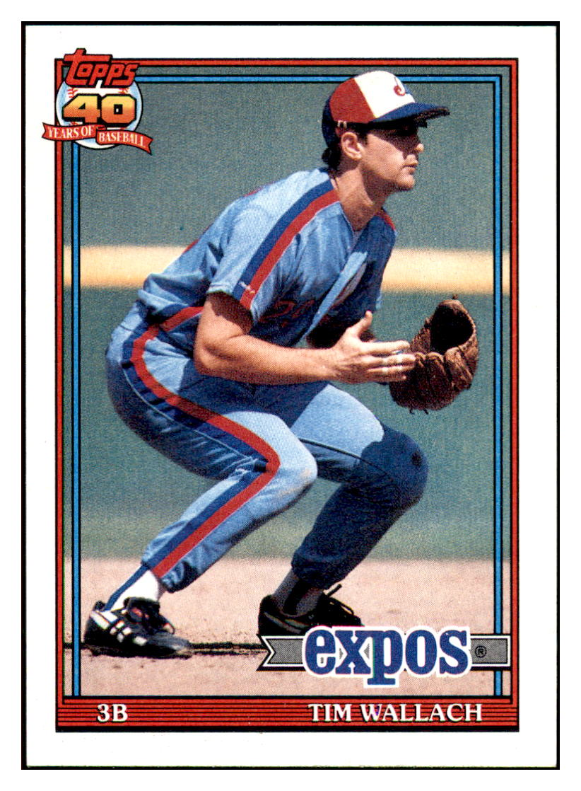 1991 Topps Tim Wallach
 Montreal Expos Baseball Card
  GMMGC simple Xclusive Collectibles