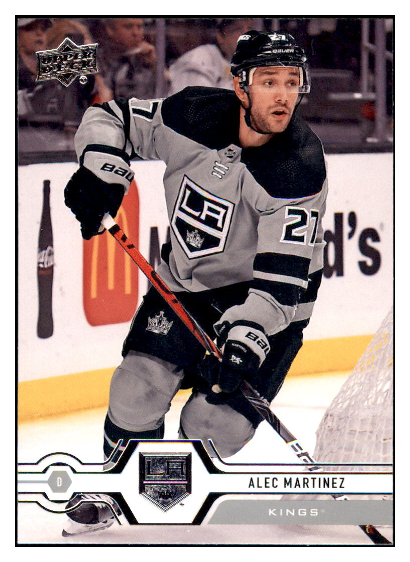 2019 Upper Deck Alec
  Martinez    Los Angeles Kings Hockey
  Card GMMGC simple Xclusive Collectibles   