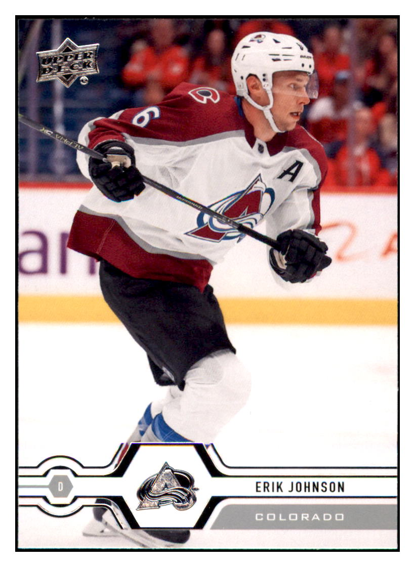 2019 Upper Deck Erik
Johnson Colorado Avalanche Hockey
Card GMMGC simple Xclusive Collectibles