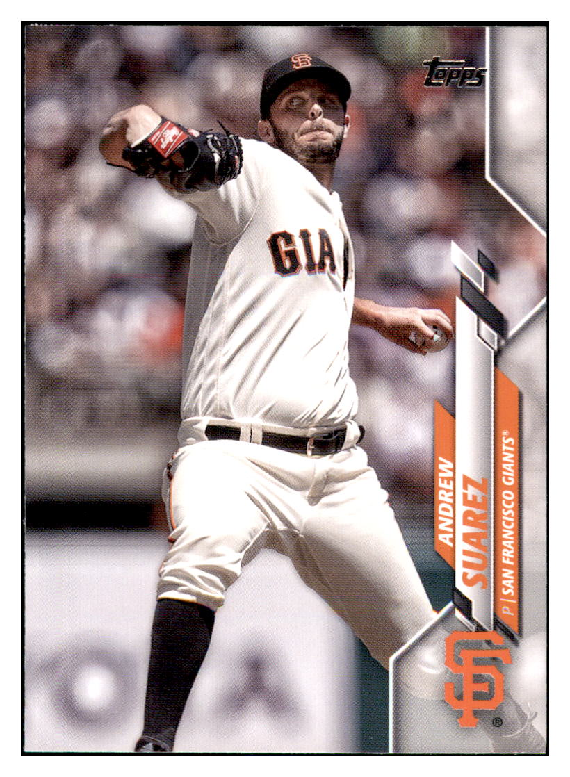 2020 Topps Update Andrew
  Suarez Gold  SN2020  San Francisco Giants Baseball Card GMMGC simple Xclusive Collectibles