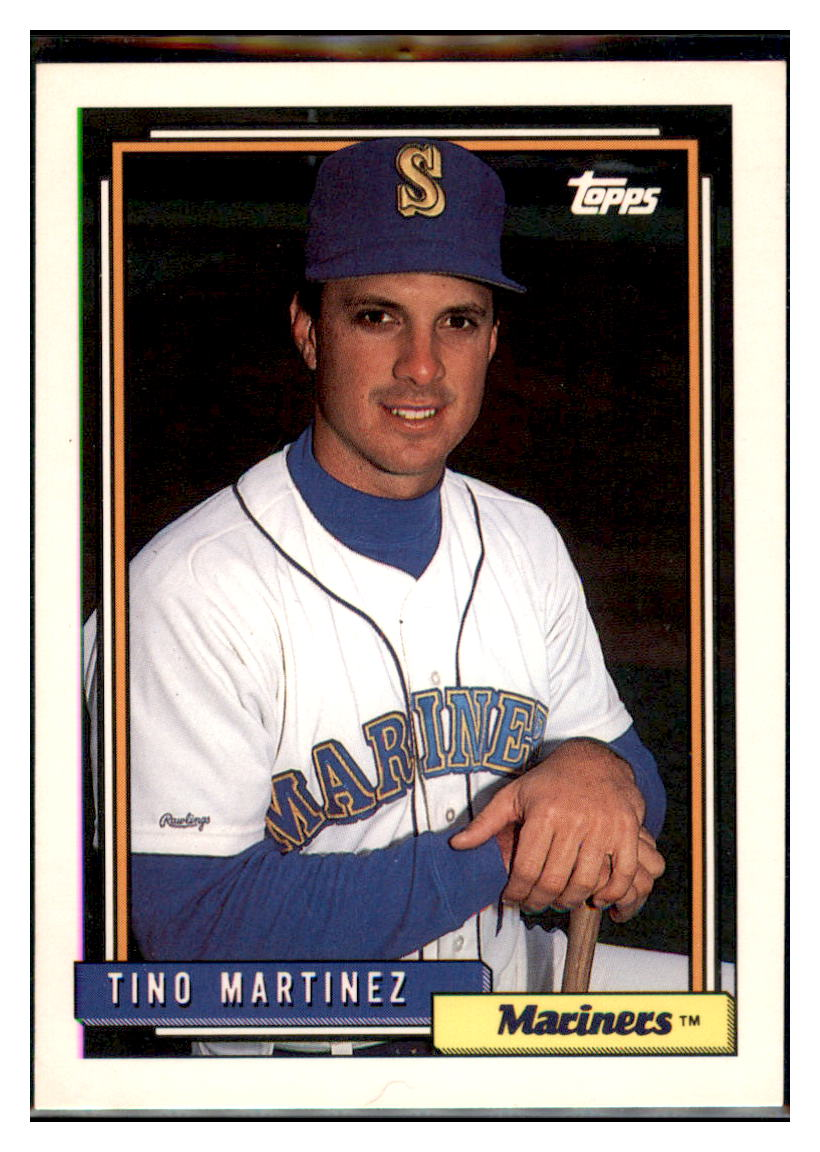 1992 Topps Tino Martinez
Seattle Mariners Baseball Card
  GMMGC simple Xclusive Collectibles