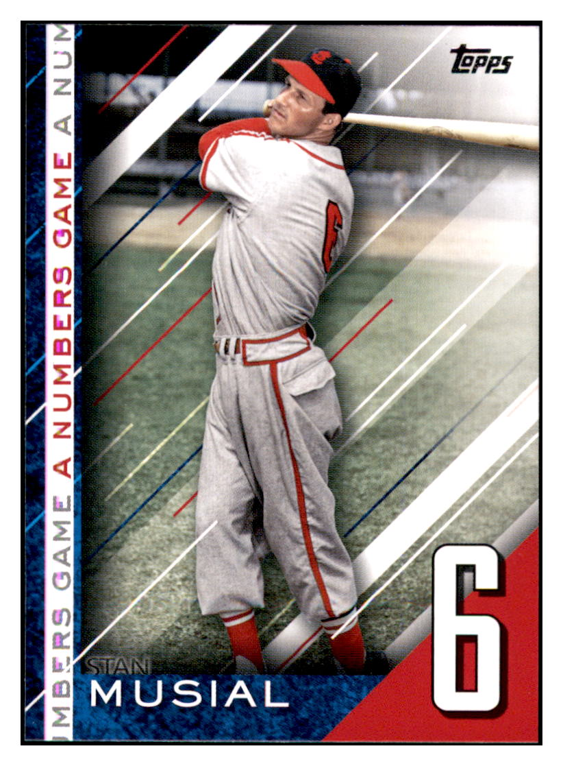 2020 Topps Update Stan
Musial A Numbers Game St. Louis
Cardinals Baseball Card GMMGC simple Xclusive Collectibles
