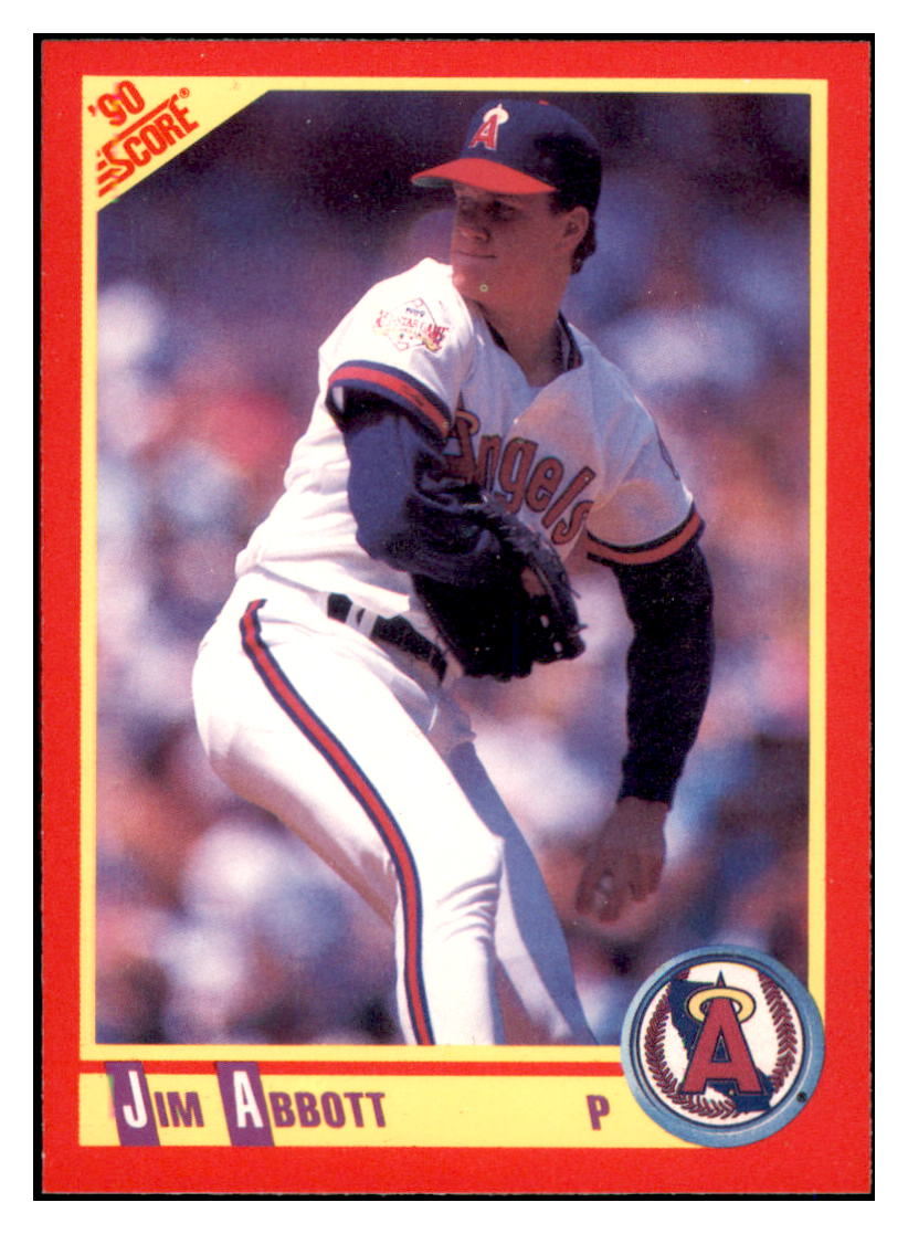 1990 Score Jim Abbott
  Promos   California Angels Baseball
  Card GMMGC simple Xclusive Collectibles