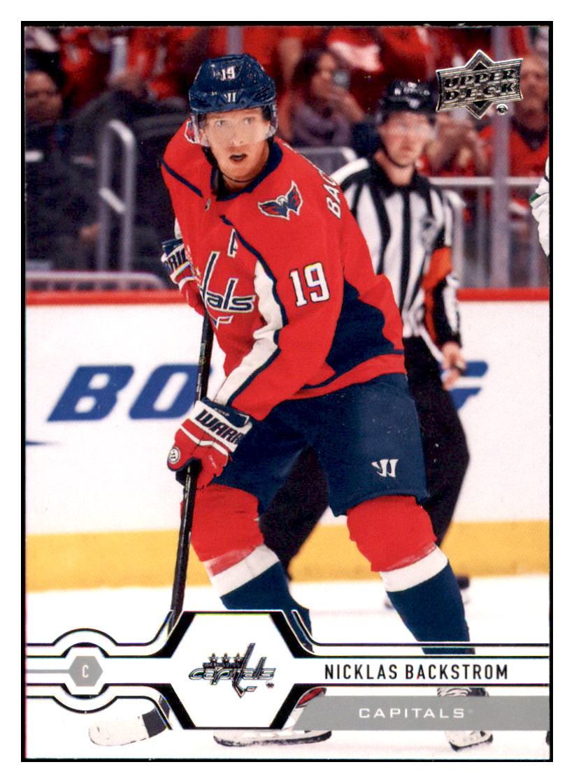 2019 Upper Deck Nicklas
  Backstrom    Washington Capitals Hockey
  Card GMMGC simple Xclusive Collectibles   