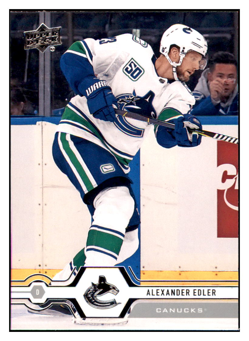 2019 Upper Deck Alexander
  Edler    Vancouver Canucks Hockey Card
  GMMGC simple Xclusive Collectibles   