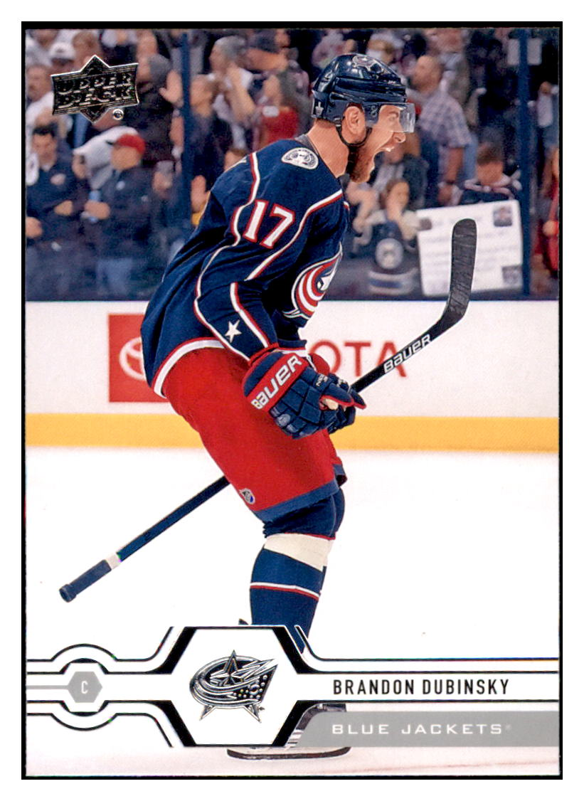 2019 Upper Deck Brandon
  Dubinsky    Columbus Blue Jackets
  Hockey Card GMMGC simple Xclusive Collectibles   