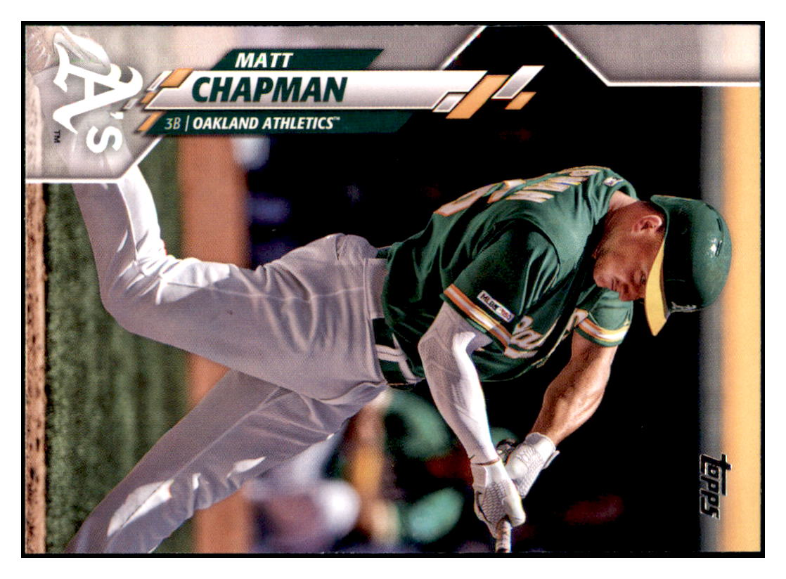 2020 Topps Matt Chapman    Oakland Athletics Baseball Card GMMGC simple Xclusive Collectibles
