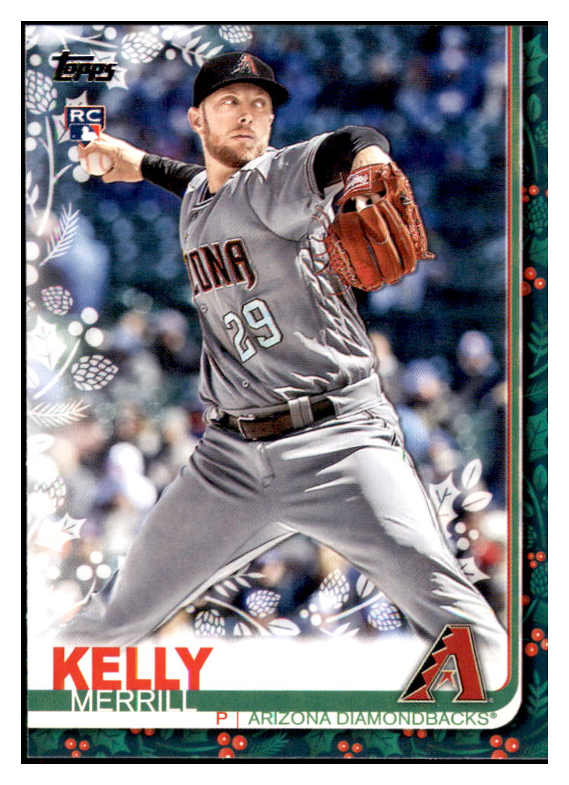 2019 Topps Holiday Merrill
Kelly RC Arizona Diamondbacks Baseball Card GMMGC simple Xclusive Collectibles