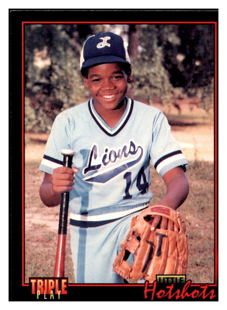 1993 Triple Play Frank
  Thomas   LH Chicago White Sox Baseball
  Card GMMGD simple Xclusive Collectibles
