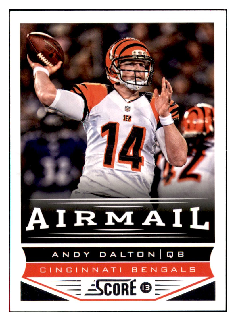 2013 Score Andy Dalton
Showcase SN99 Cincinnati Bengals
Football Card GMMGD simple Xclusive Collectibles