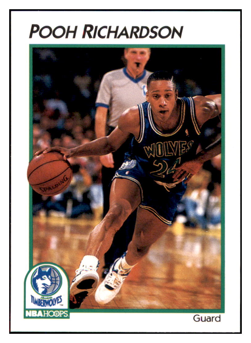 1991 Hoops McDonald's Pooh
  Richardson   Minnesota Timberwolves
  Basketball Card GMMGD simple Xclusive Collectibles   
