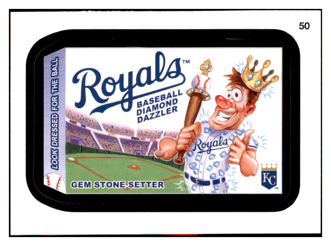 2016 Topps MLB Wacky
  Packages Royals Dazzler   Kansas City
  Royals Baseball Card GMMGD simple Xclusive Collectibles   
