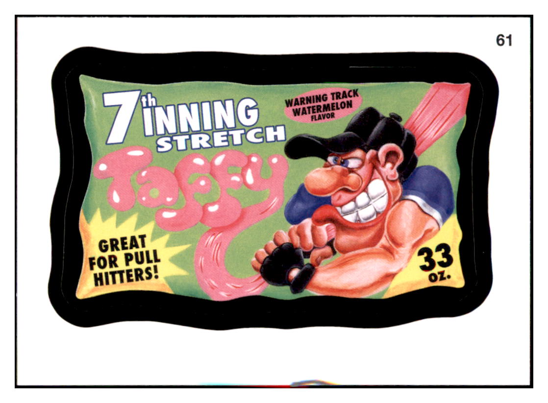 2016 Topps MLB Wacky
Packages 7th Inning Stretch Taffy Green Turf Border Baseball Card GMMGD simple Xclusive Collectibles