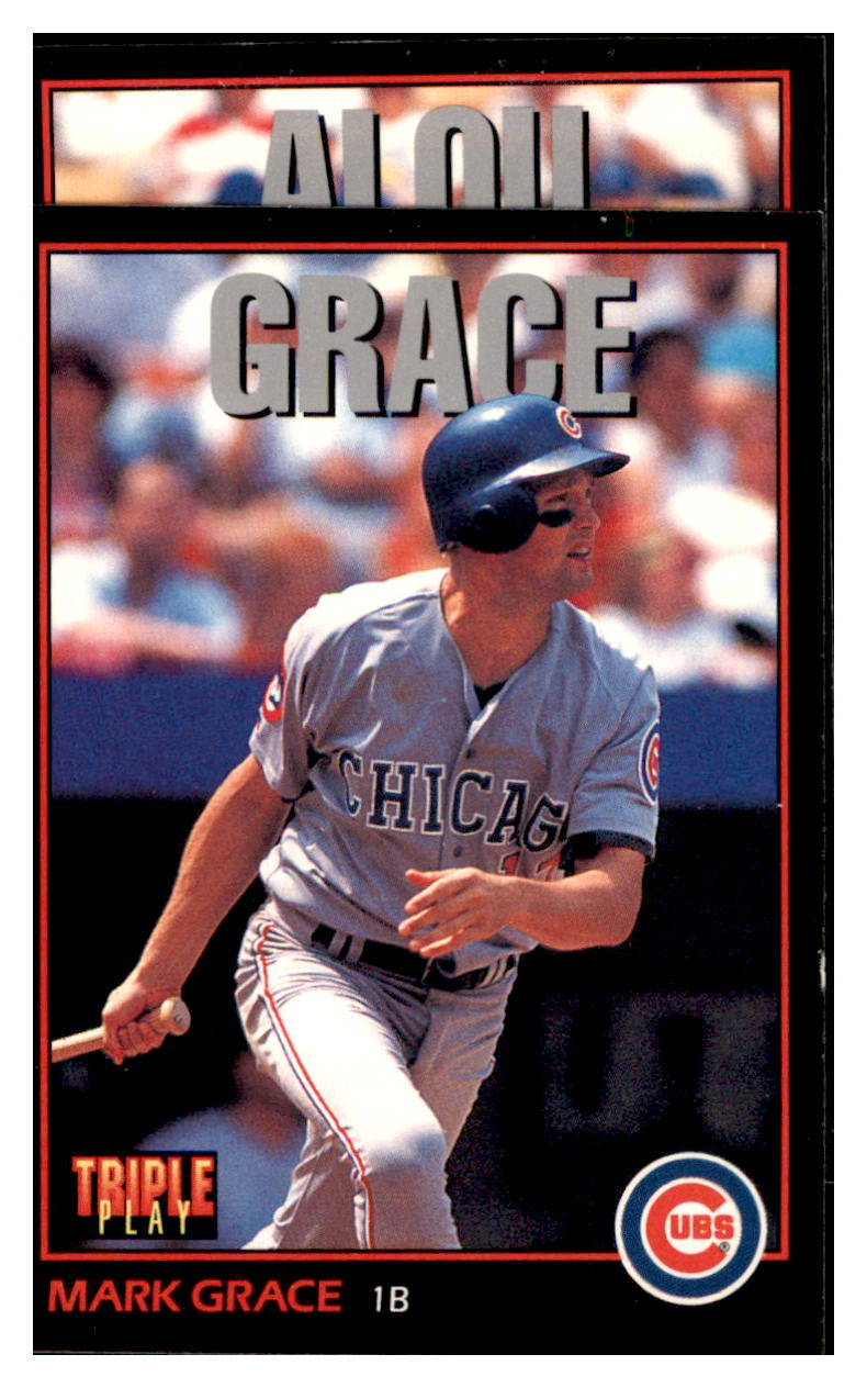 1993 Triple Play Mark
Grace Chicago Cubs Baseball Card
GMMGD simple Xclusive Collectibles