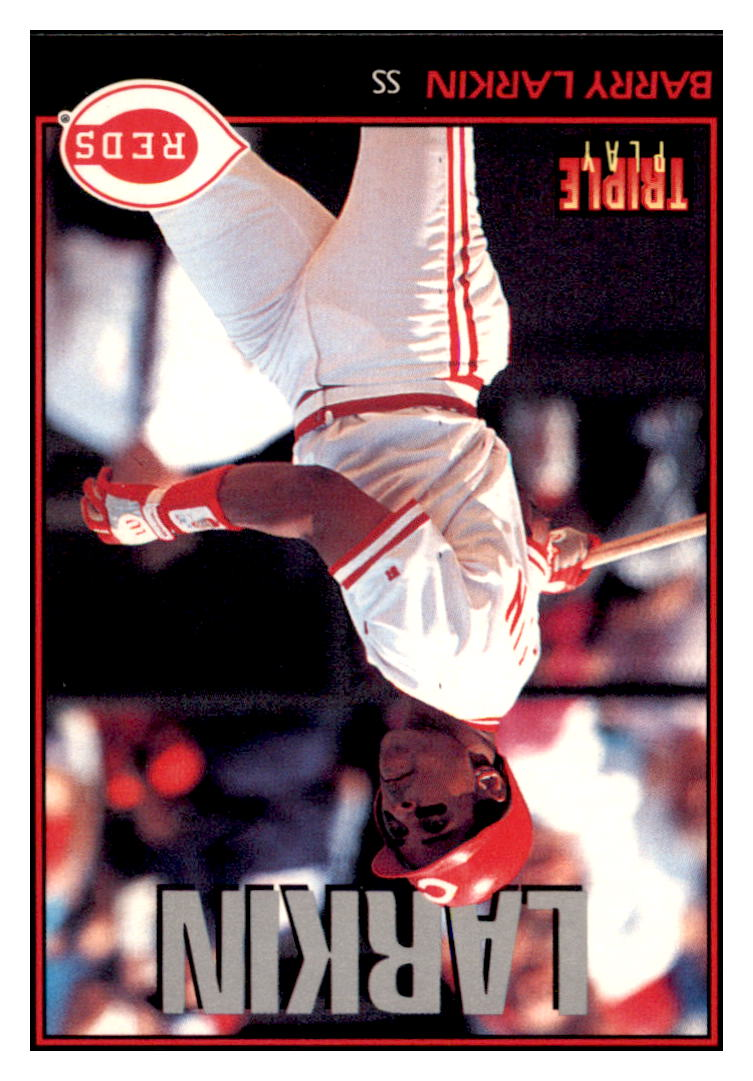 1993 Triple Play Barry
Larkin Cincinnati Reds Baseball Card
GMMGD simple Xclusive Collectibles