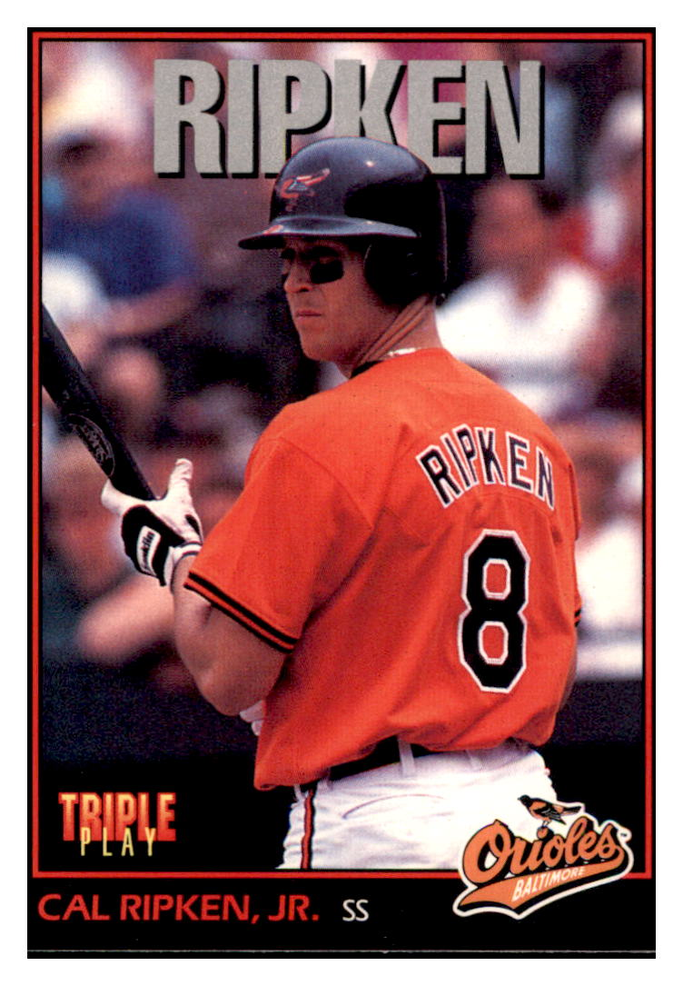 1993 Triple Play Cal Ripken,
  Jr Previews  Baltimore Orioles Baseball
  Card GMMGD simple Xclusive Collectibles