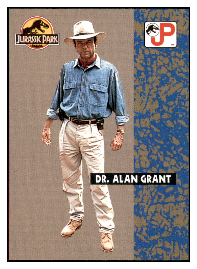 1993 Jurassic Park Dr. Alan Grant Trading Card GMMGD simple Xclusive Collectibles