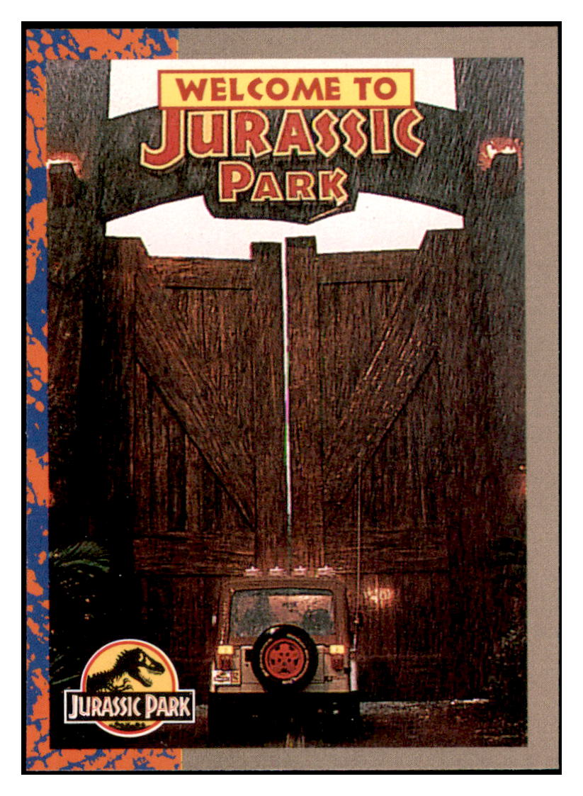 1993 Jurassic Park Welcome to Jurassic Park Movie Trading Card GMMGD simple Xclusive Collectibles