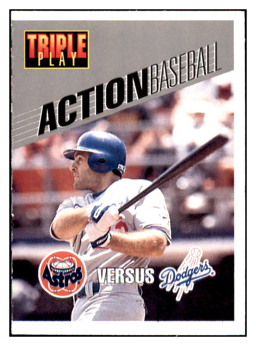1993 Triple Play Eric Karros
Action Los Angeles Dodgers Baseball
Card GMMGD simple Xclusive Collectibles