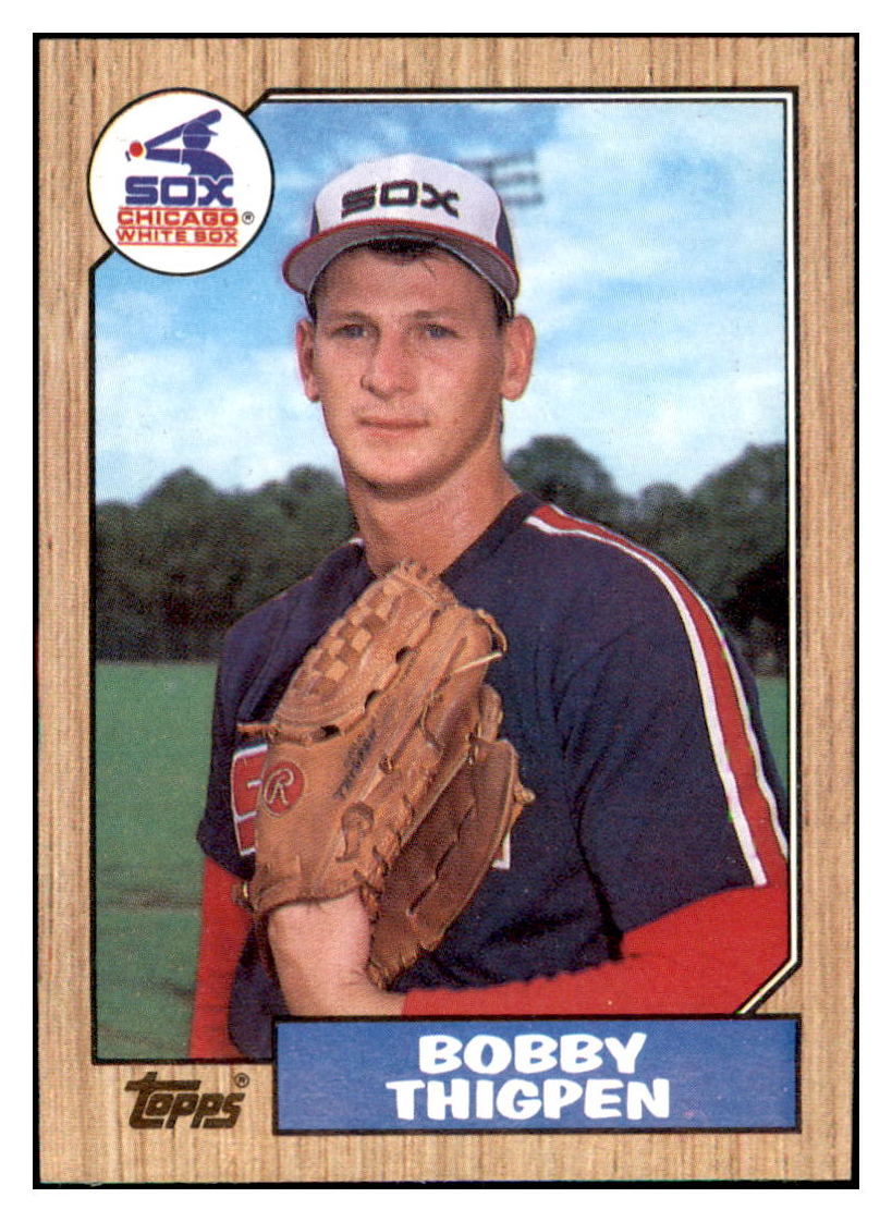 1987 Topps Bobby Thigpen Chicago White Sox #61 Baseball Card GMMGD