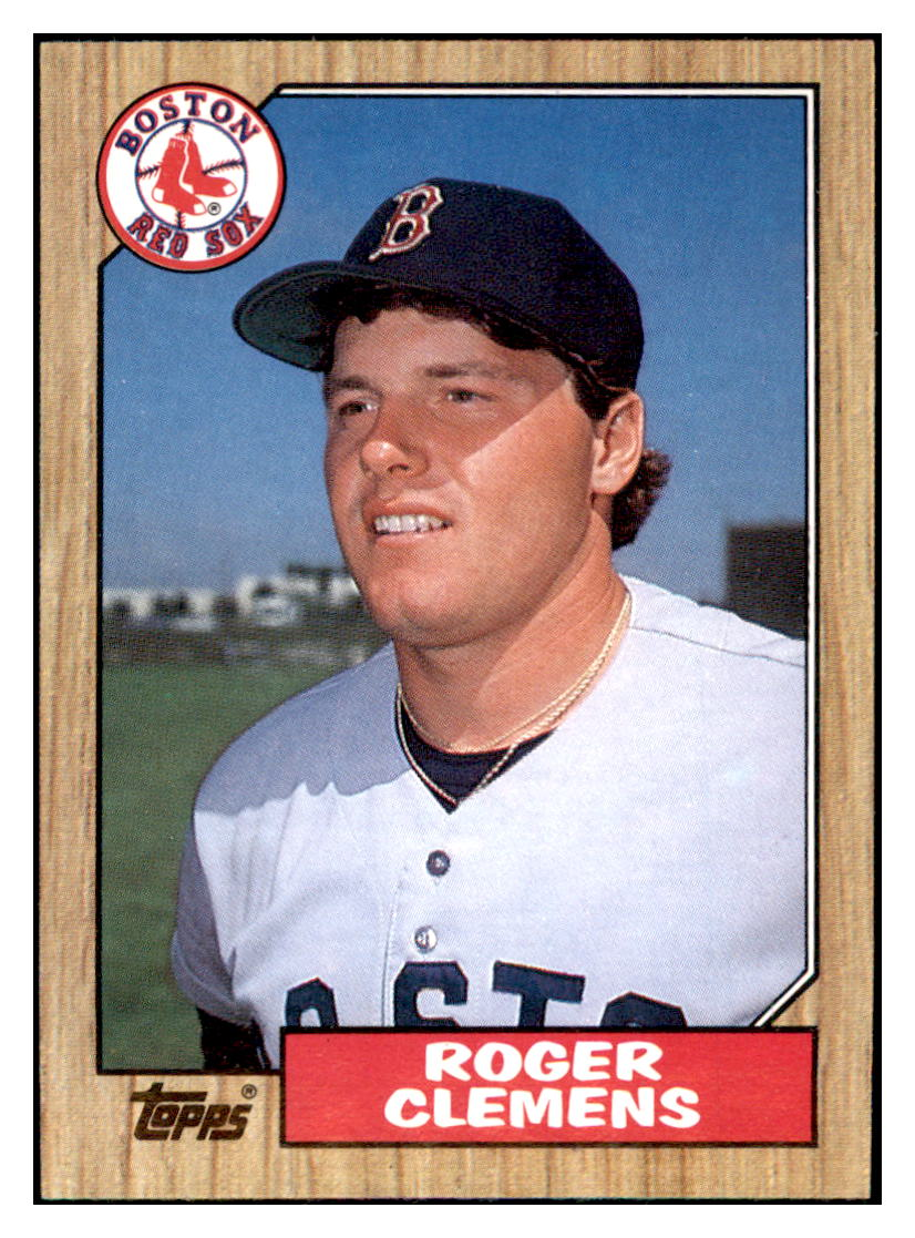 1987 Topps Roger
Clemens Boston Red Sox Baseball Card
GMMGD simple Xclusive Collectibles