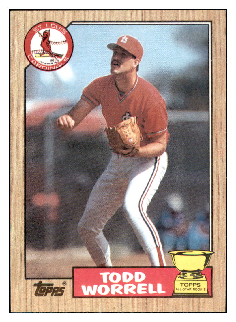 1987 Topps Todd Worrell   ASR St. Louis Cardinals Baseball Card
  GMMGD simple Xclusive Collectibles   