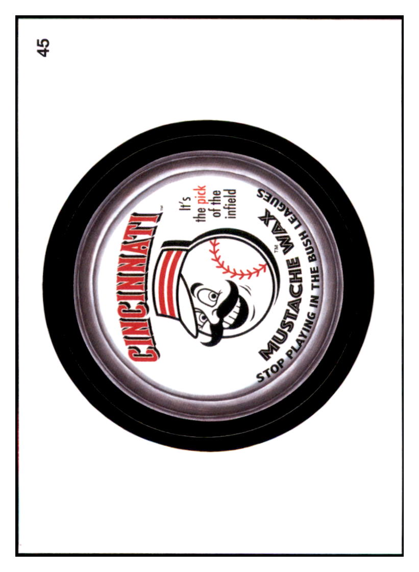 2016 Topps MLB Wacky
Packages Reds Mustache Wax Cincinnati
Reds Baseball Card GMMGD simple Xclusive Collectibles