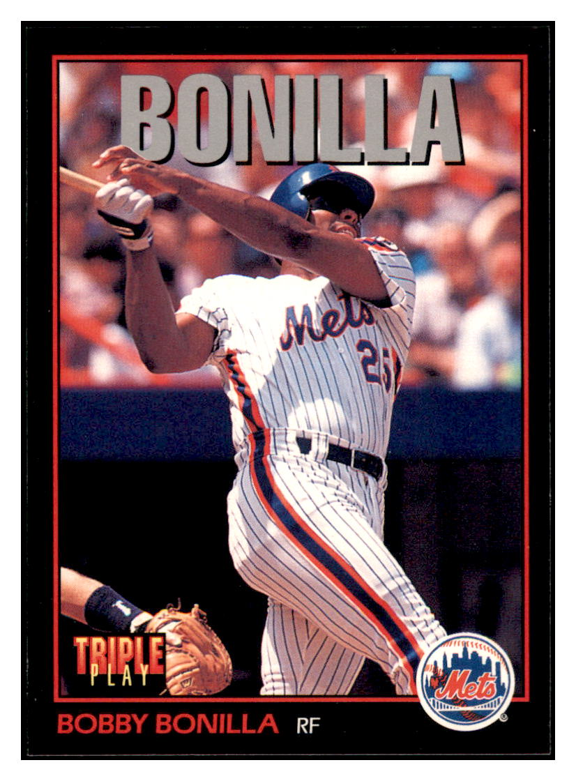 1993 Triple Play Bobby
  Bonilla   New York Mets Baseball Card
  GMMGD simple Xclusive Collectibles