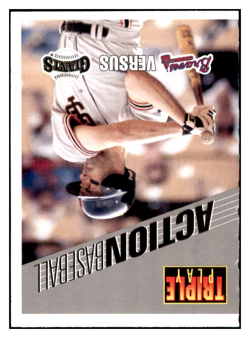1993 Triple Play Will Clark
Action San Francisco Giants Baseball
Card GMMGD simple Xclusive Collectibles