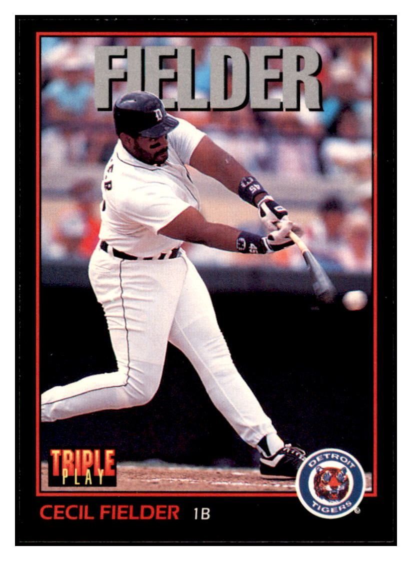 1993 Triple Play Cecil
Fielder Detroit Tigers Baseball Card
GMMGD simple Xclusive Collectibles