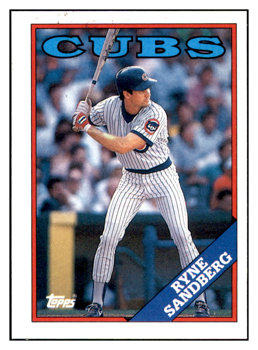 1988 Topps Ryne
  Sandberg   Chicago Cubs Baseball Card
  GMMGD simple Xclusive Collectibles   