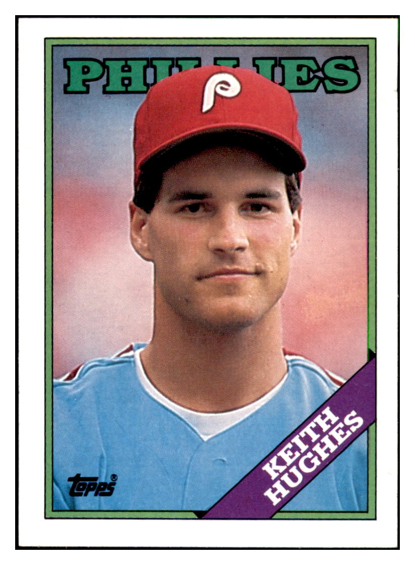 1988 Topps Keith Hughes   RC Philadelphia Phillies Baseball Card
  GMMGD simple Xclusive Collectibles