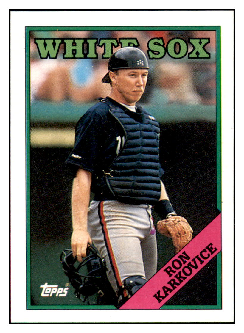 1988 Topps Ron
  Karkovice   Chicago White Sox Baseball
  Card GMMGD simple Xclusive Collectibles
