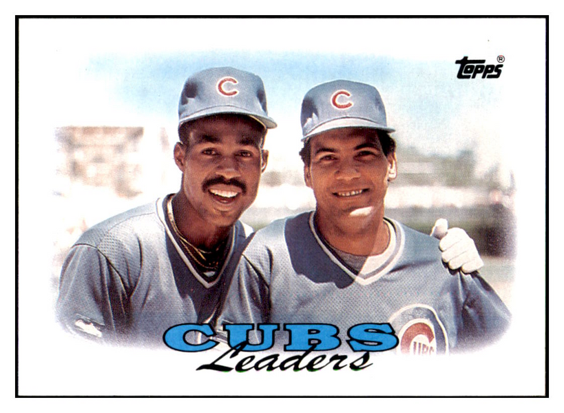 1988 Topps Cubs Leaders
TL Chicago Cubs Baseball Card GMMGD simple Xclusive Collectibles