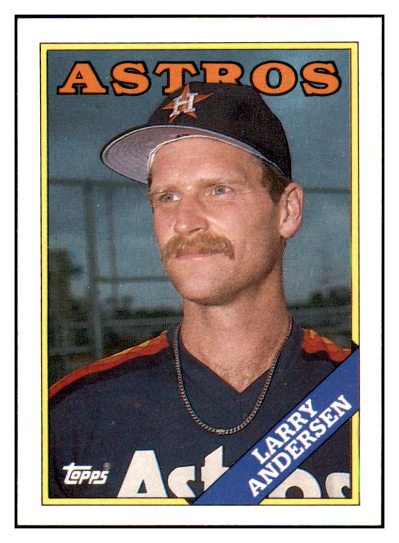1988 Topps Larry Andersen Houston Astros Baseball Card - Collectible MLB